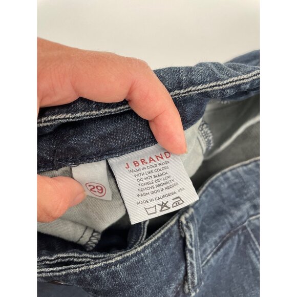J Brand Womens Size 29 Seline Wide Leg Bell-Bottom Flare Jeans Trousers Nautical - Picture 4 of 10